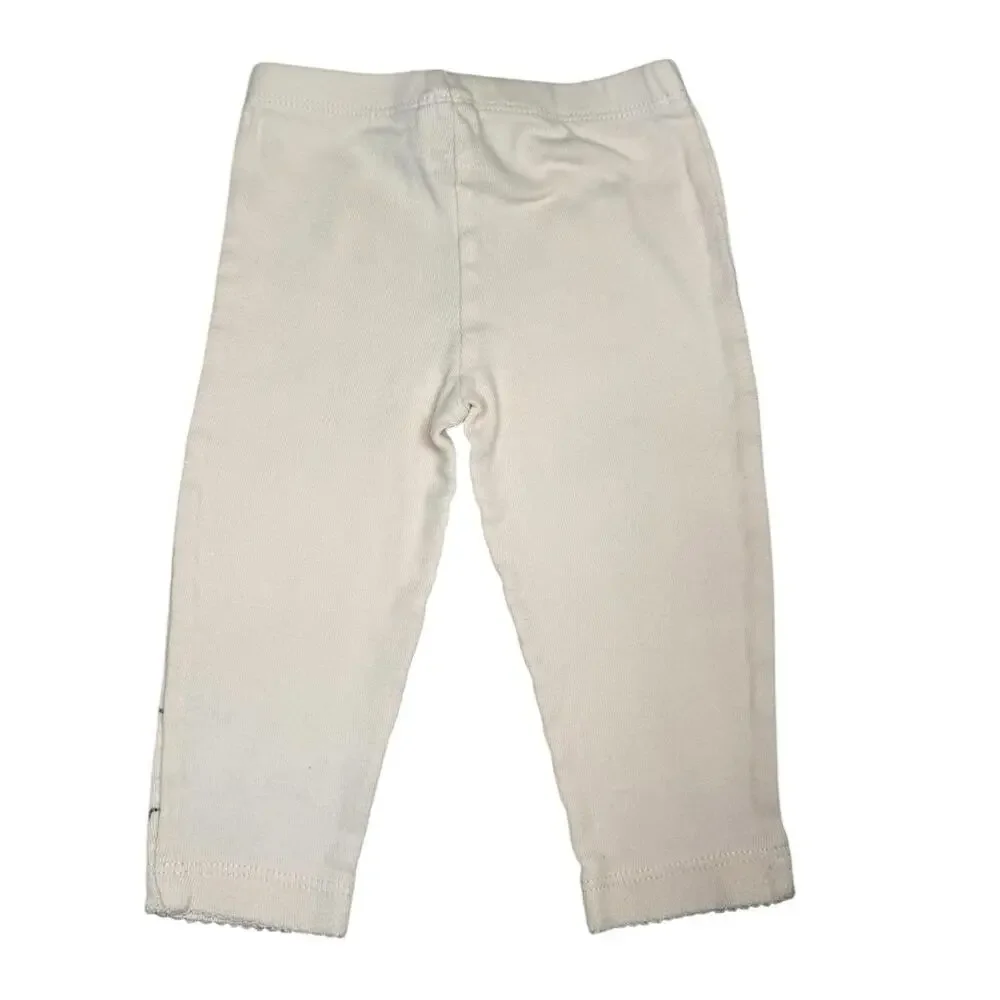 Carter's Legging Pants Baby Girl Elephant Pink 6 Months